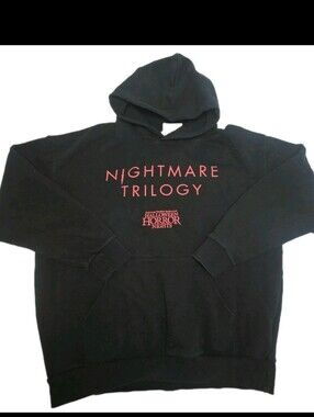 The Weeknd Nightmare Trilogy Hoodie 2XL Universal Studios HHN Black Graphic Pull